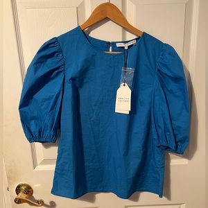 english factory puff sleeve top